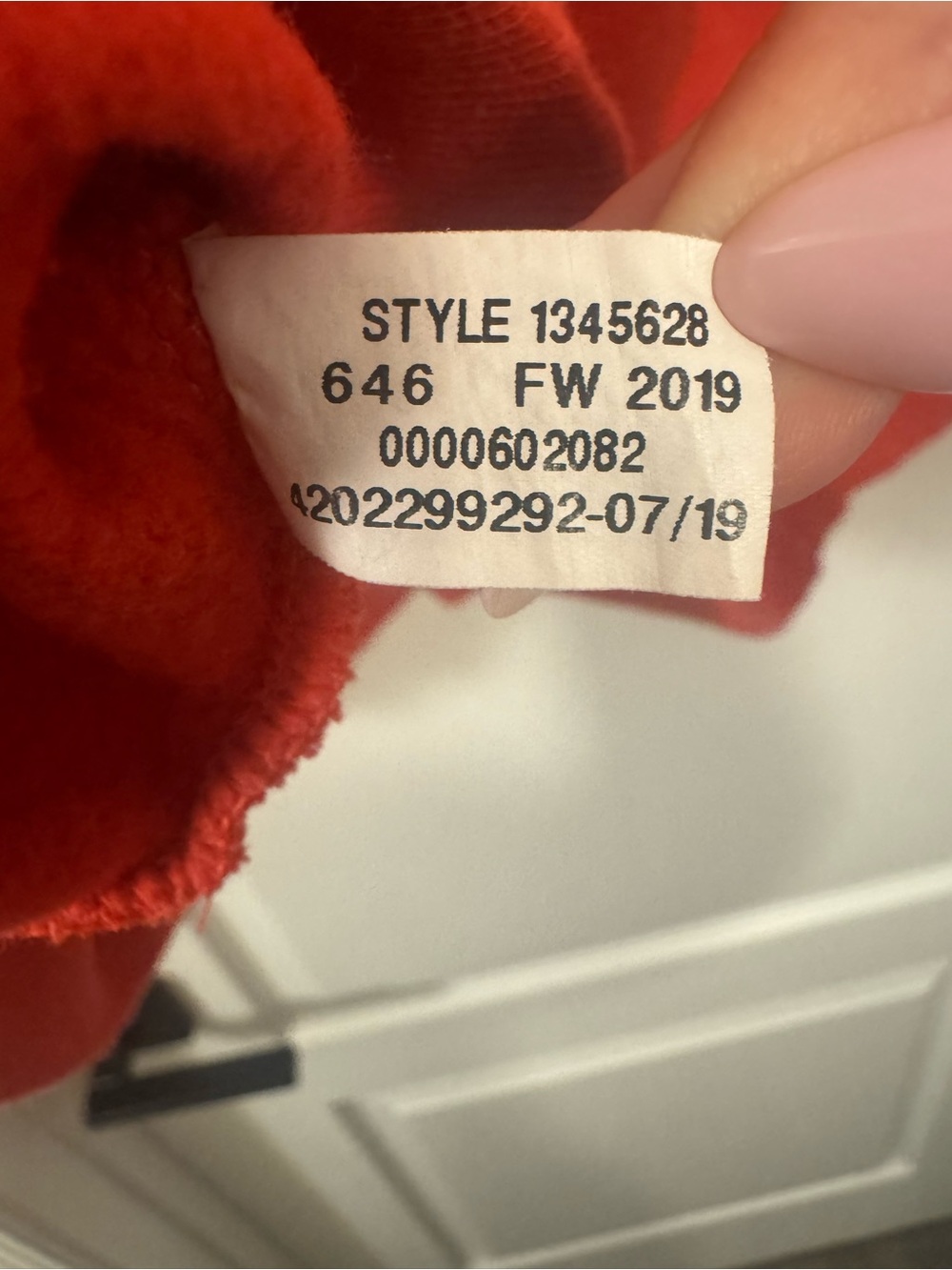 Under Armour Red Hoodie with Black Logo - Picture 8 of 10